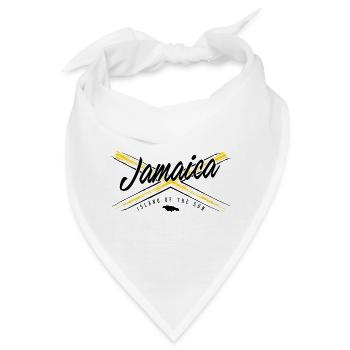 Jamaica Flag Islang of the sun - Bandana - Weiß - Vorne