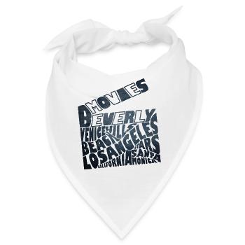 Los Angeles - Bandana - Weiß - Vorne