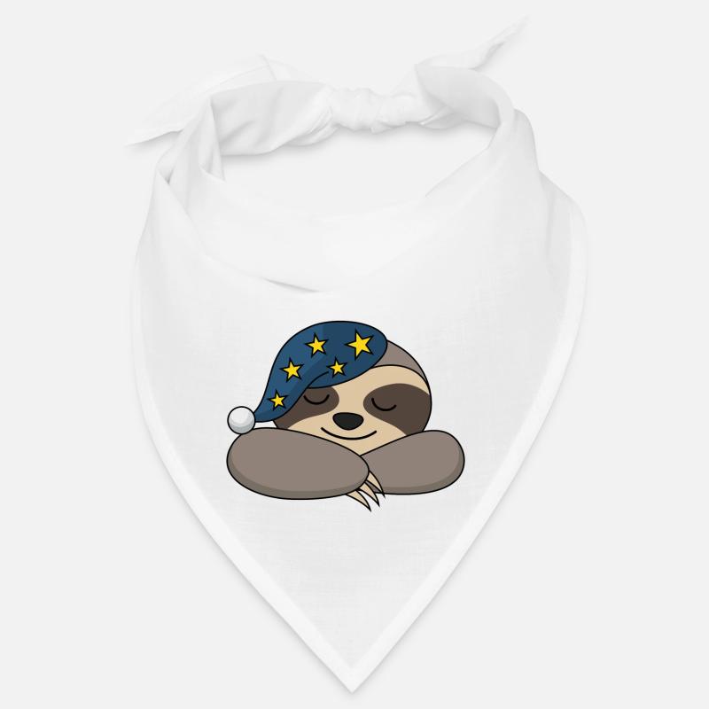 Sloth Sleepyhead Sleepy Sleeper Tired Sleeping Bandana