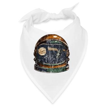 SATELLIT AUSTRONAUT - Kosmonauten Shirt Geschenk - Bandana - Weiß - Vorne