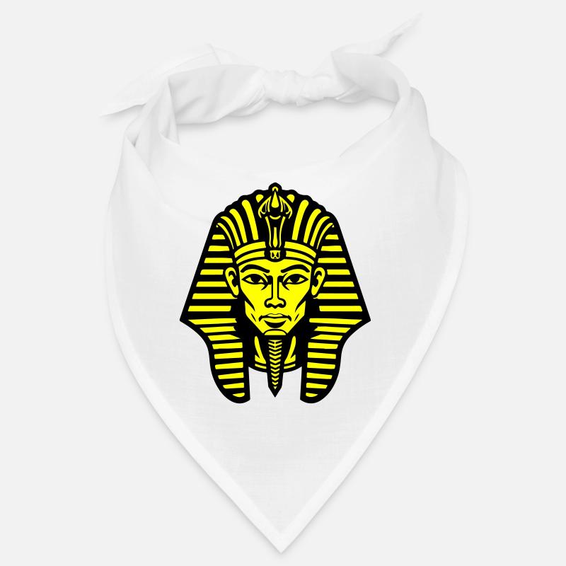 Pharao Totenkopf - Bandana - Weiß