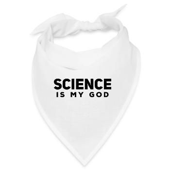 Atheisten Sprüche | Atheismus Skeptiker Geschenke - Bandana - Weiß - Vorne