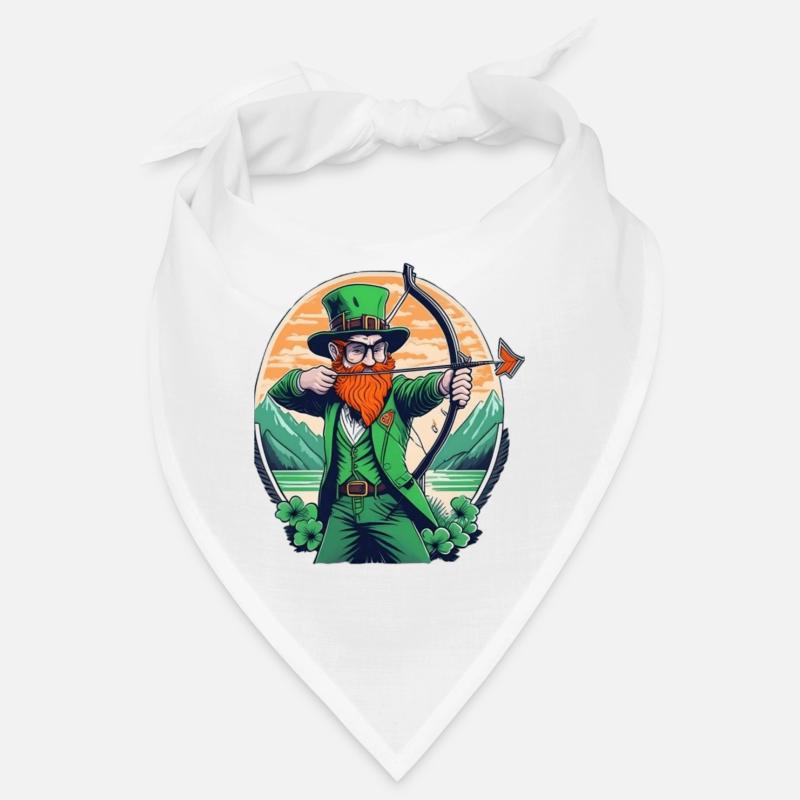 St. Patrick's Day Shamrock Archery Bandana