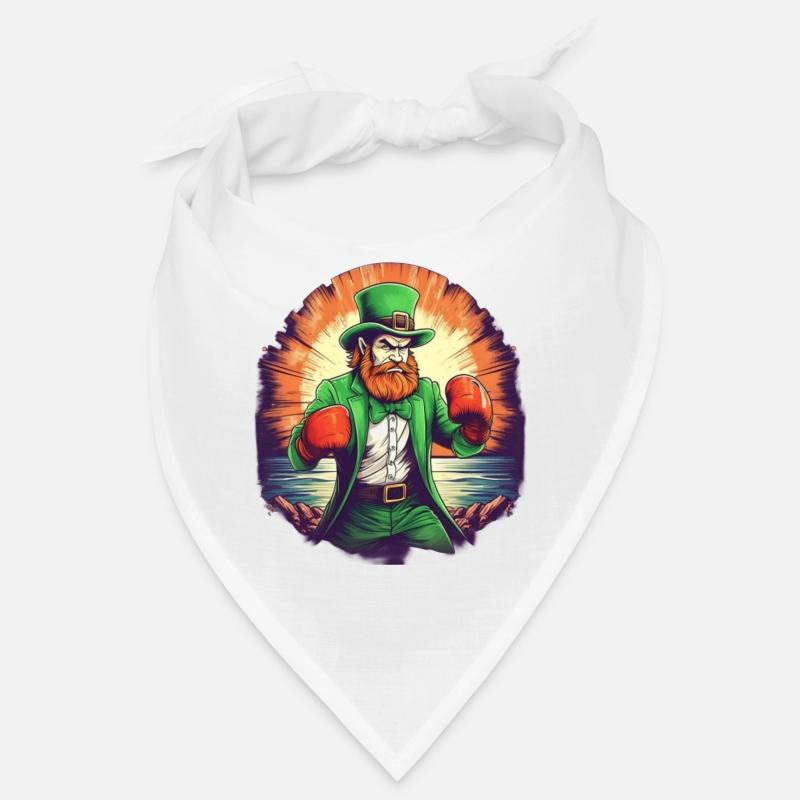 St. Patrick's Day Shamrock Boxes Bandana