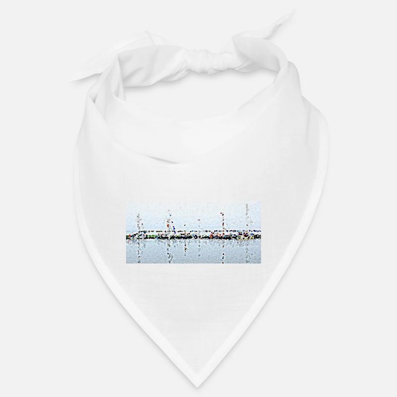 Boote und ihre Reflexion Bandana
