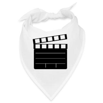 Cut - Filmklappe - Bandana - Weiß - Vorne