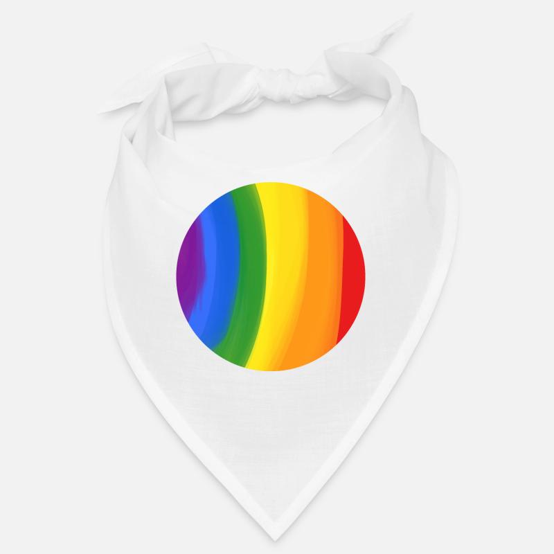 Couleurs de l’arc-en-ciel attrapé dans un cercle Bandana