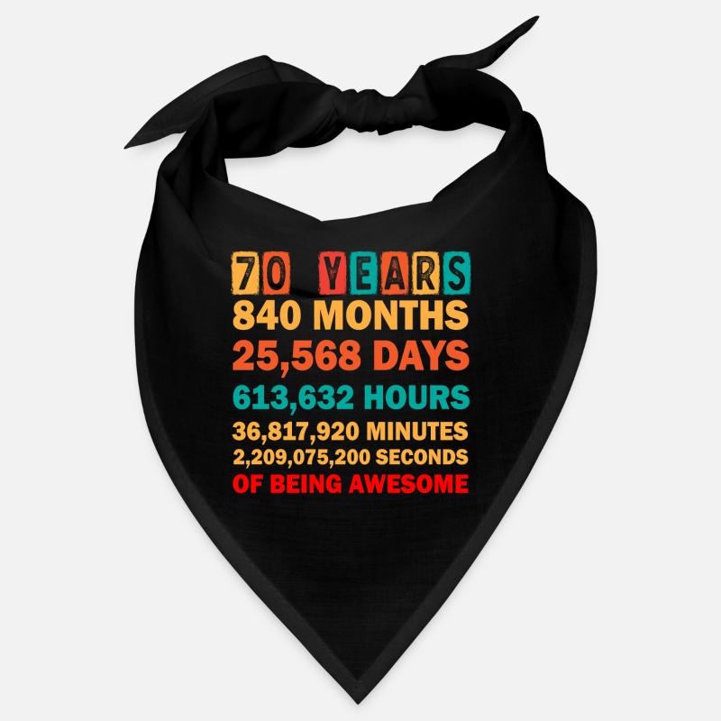 70e anniversaire Bandana