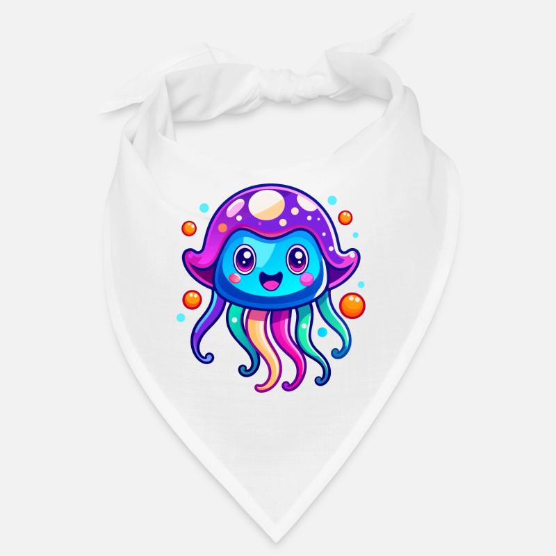 Méduse mignonne Bandana