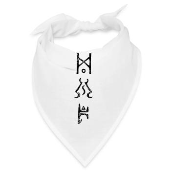Enigma für Gamer - Bandana - Weiß - Vorne