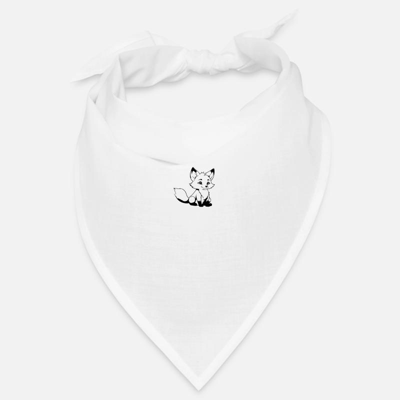 renard mignon comme illustration vectorielle Bandana