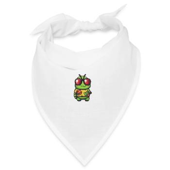 Wurm Cool Sommer - Bandana - Weiß - Vorne