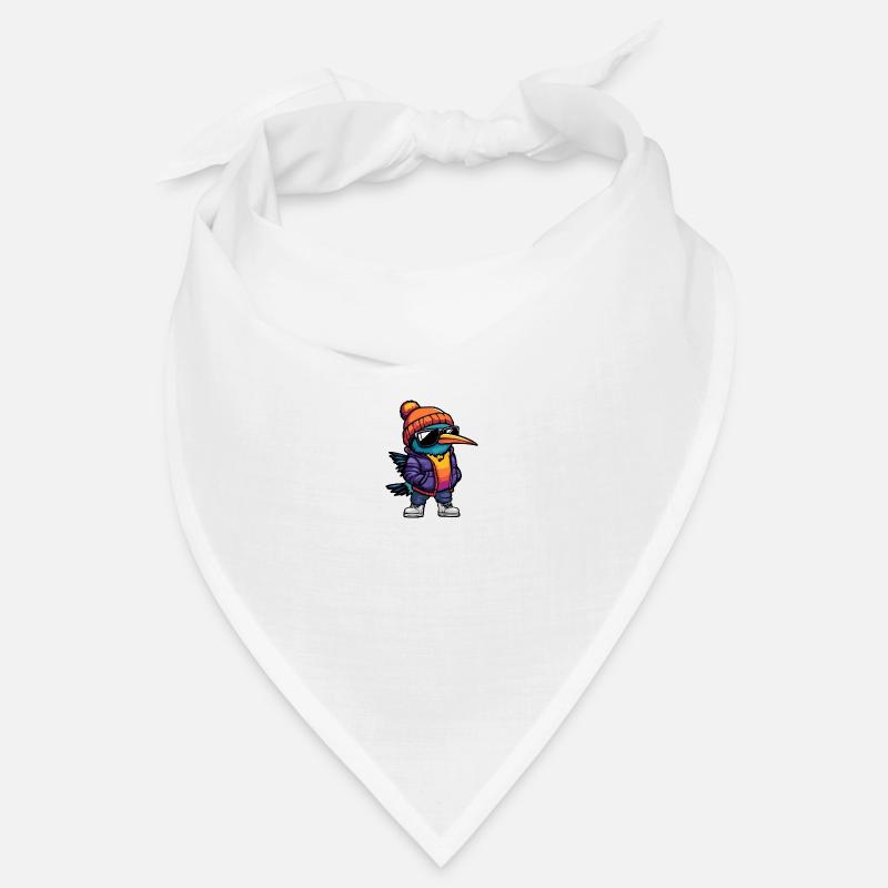 Hummingbird Bird Winter Comic Bandana