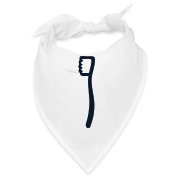 Zahnbürste - Line - Bandana - Weiß - Vorne