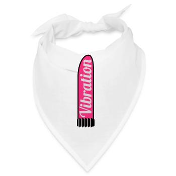 Vibration - Bandana - Weiß - Vorne
