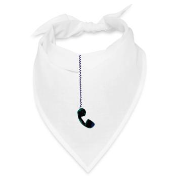 Telefon - Bandana - Weiß - Vorne