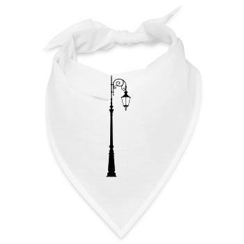 Straßenlaterne - Bandana - Weiß - Vorne