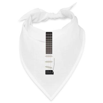 E-Gitarre - Bandana - Weiß - Vorne