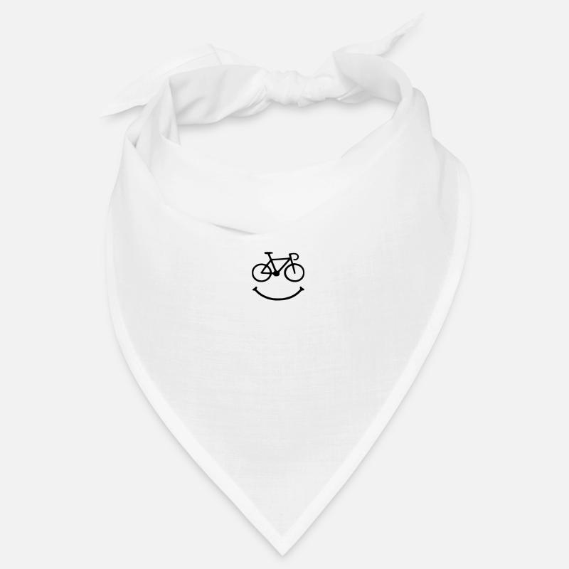 fahrrad smile - Bandana - Weiß