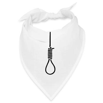Lass Dich nicht hängen! - Bandana - Weiß - Vorne