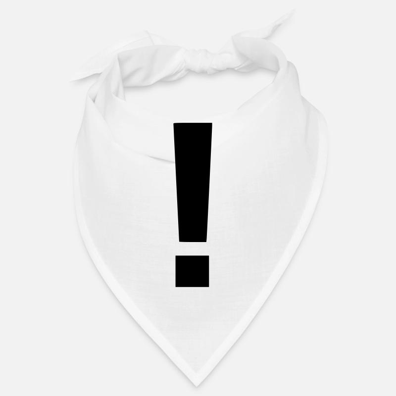 Ausrufezeichen Statement Geschenk Auffallen Bandana