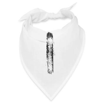 reifen - Bandana - Weiß - Vorne