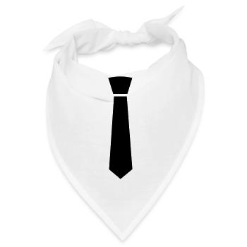 Binden - Bandana - Weiß - Vorne