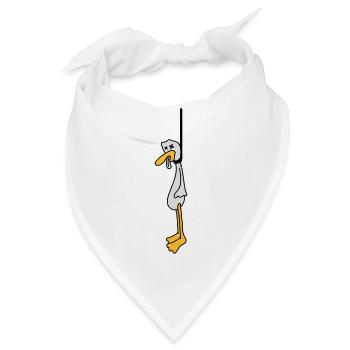 Hanged Duck - Bandana - Weiß - Vorne