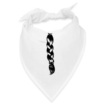 Zopf - Bandana - Weiß - Vorne