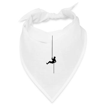 Abseilen eskalieren - Bandana - Weiß - Vorne