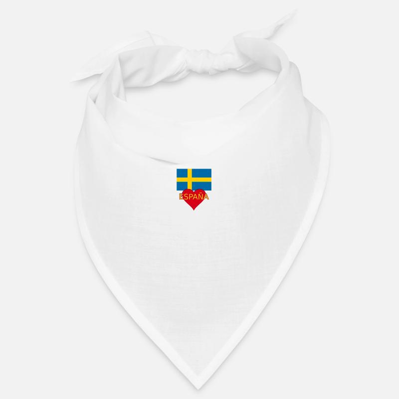 Drapeau Suède Espagne Bandana