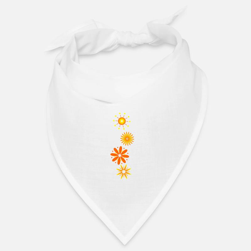Fleurs verticales Bandana