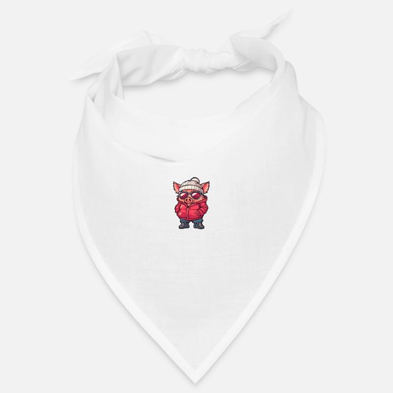 Cochon Hiver Sanglier Bandana