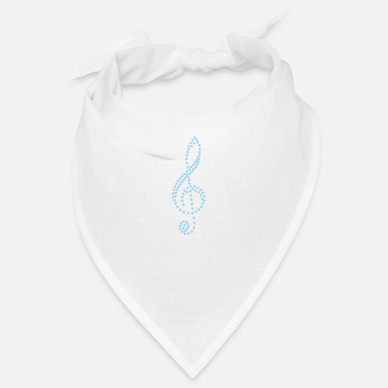 Clef blue Bandana