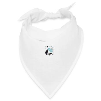 Tiere - Bandana - Weiß - Vorne