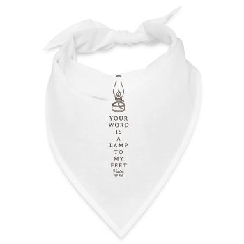 Wortlampe - Bandana - Weiß - Vorne
