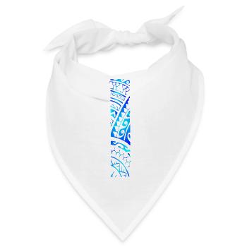 REVA (Lagunenblau) - Bandana - Weiß - Vorne