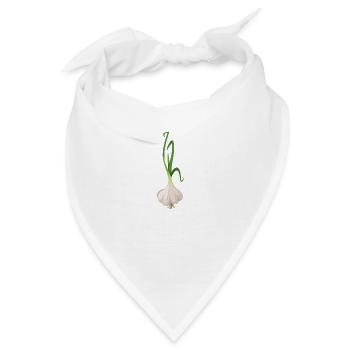 Knoblauch Pflanze - Bandana - Weiß - Vorne