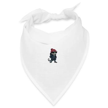 Echse Winter - Bandana - Weiß - Vorne