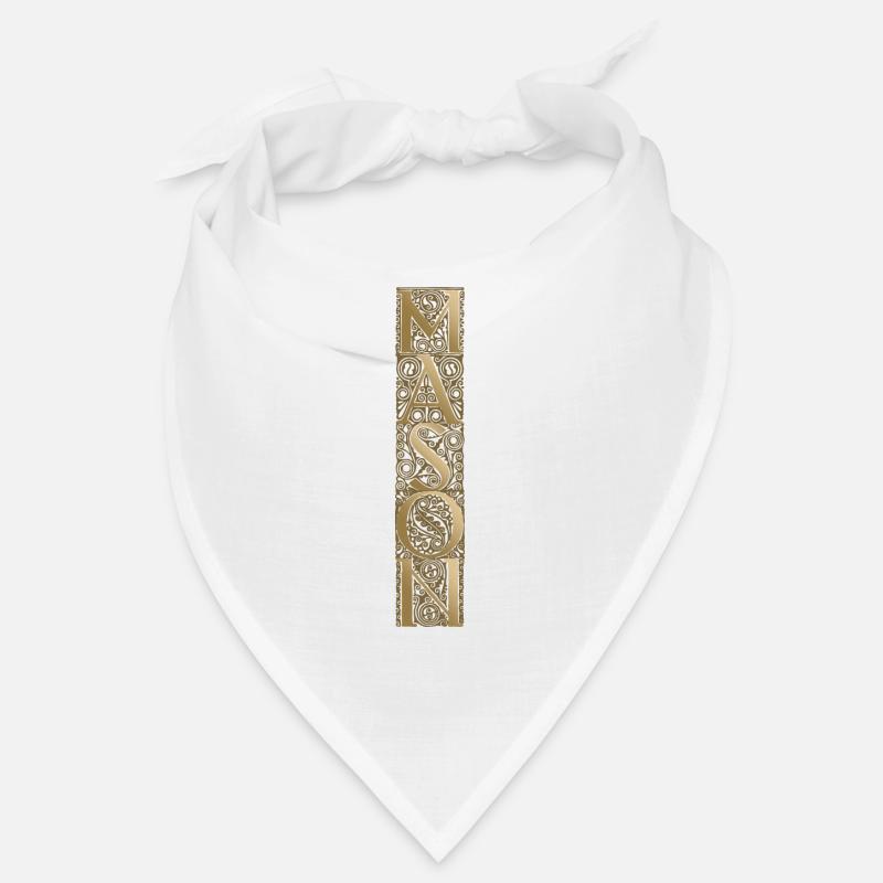 Masonic Freemasonry Fraternal - Bandana - Weiß