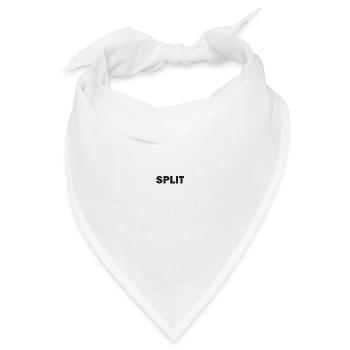 Split - Minimalistic - Bandana - Weiß - Vorne