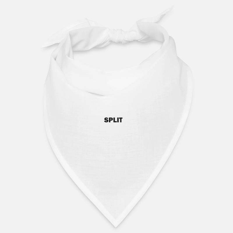 Split - Minimalistic - Bandana - Weiß