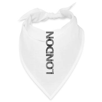 London Big Ben - Geschenk - Bandana - Weiß - Vorne