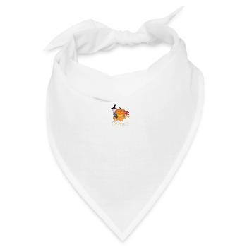 Schuhschnabel Vogel Halloween Spooky - Bandana - Weiß - Vorne