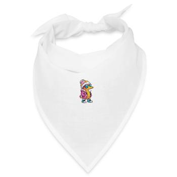 Seepferd Winter - Bandana - Weiß - Vorne