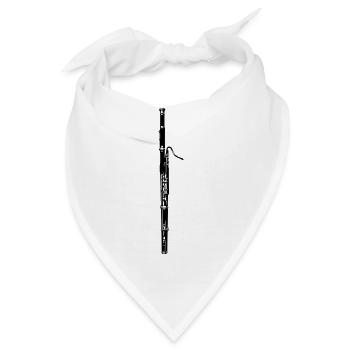 Fagott - Bandana - Weiß - Vorne