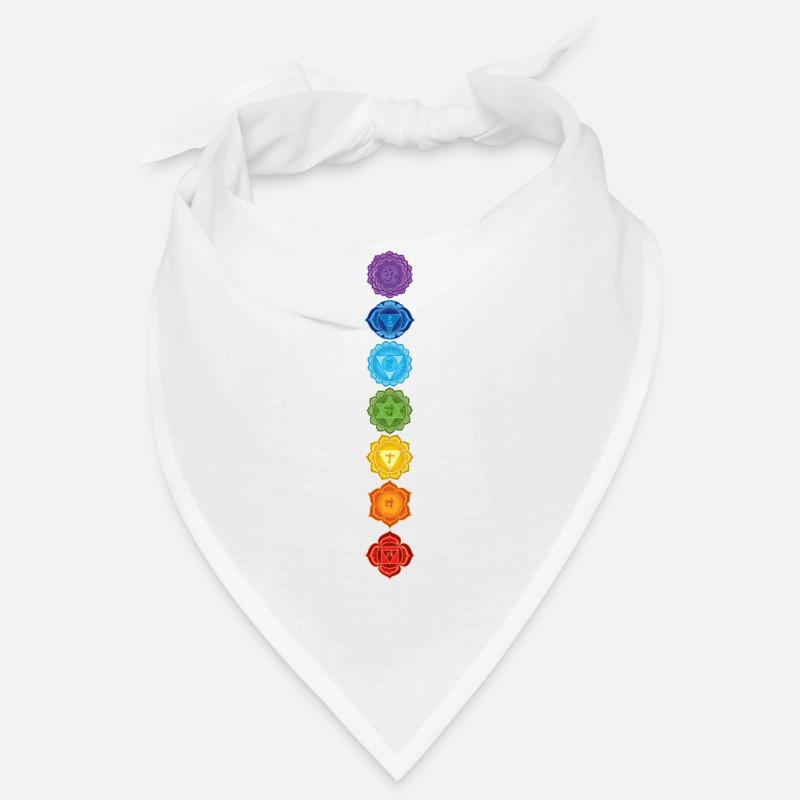 CHAKRAS - Bandana - blanc
