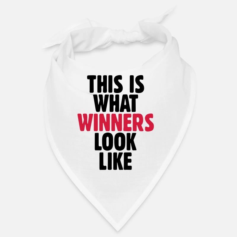 This is what winners look like - Bandana - white