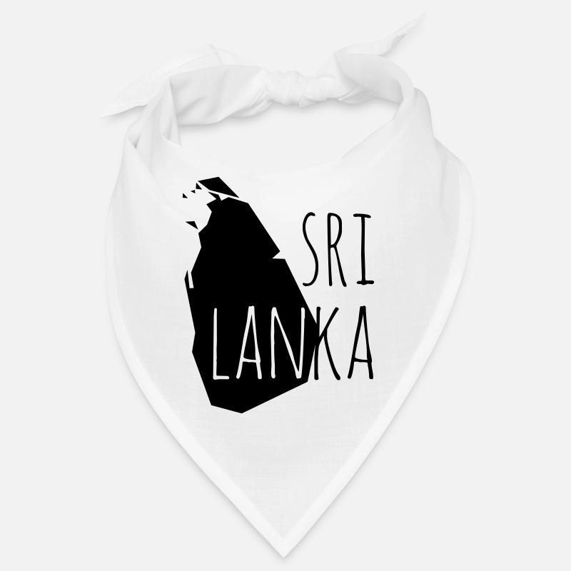 sri lanka - Bandana - blanc