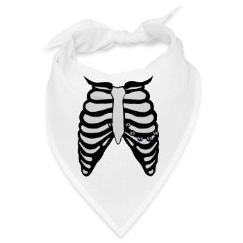 12 Kanal EKG - Bandana - Weiß - Vorne